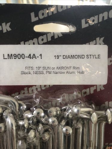 Landmark 19”diamond&#039; custom chromespokes-nos