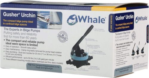 Gusher urchin manual bilge pump - up to 14.5 gpm flow rate - for boats up to ...