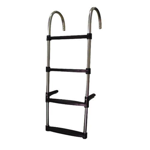 Swimming ladder stainless steel 4 anti-sleeps steps plastic