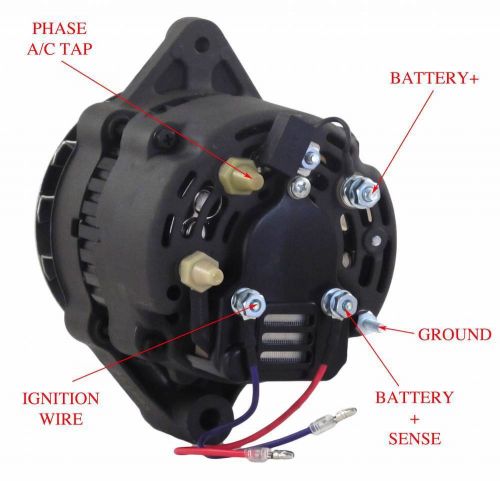 Alternator fits hardin marine jacuzzi jet sterndrive various models 110333