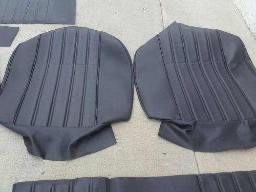 Bmw e23 733i 735i german vinyl front and rear seat upholstery kit beautiful new