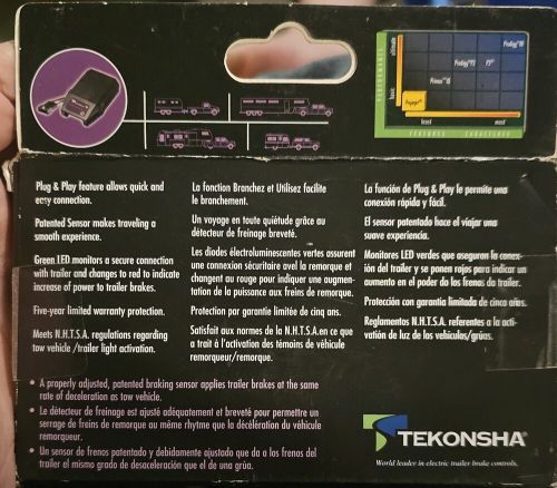 Trailer brake control tekonsha 9030