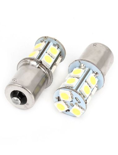 2pcs white 13 led 1156 ba15s 5050 car indicator backup tail turn light 5008