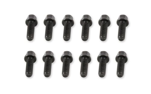 918g mr. gasket header bolts - m8-1.25 25mm hex head - black oxide