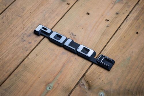 Vintage/classic vw volkswagen polo c car boot/trunk badge/emblem 867853687