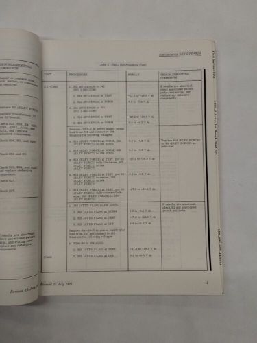 Collins test equipment for ap-106/ap-107 instruction book-original