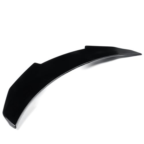 For 21-24 bmw  g22 4 series 430i g82 m4 psm style gloss black trunk spoiler wing