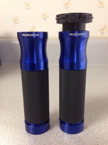 Handlebar grips suzuki, rizoma billet aluminum