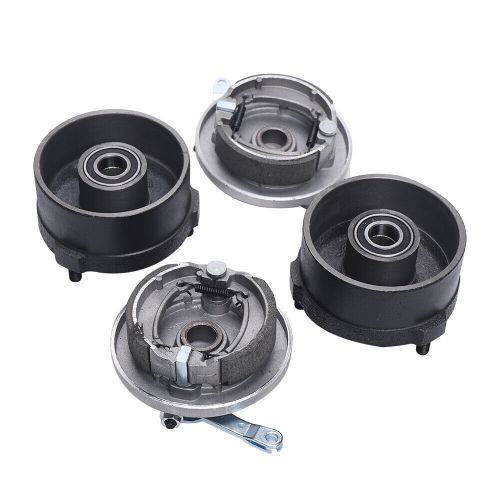 2x front drum brake wheel hub for 50cc 70cc 90cc 110cc 125cc atv quad bike buggy