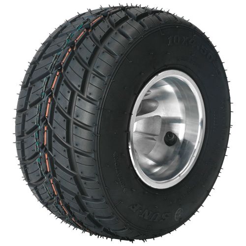 2pcs 10x4.50-5+2pcs 11x7.10-5 front rear road tires wheel rim for mini 4 wheeler