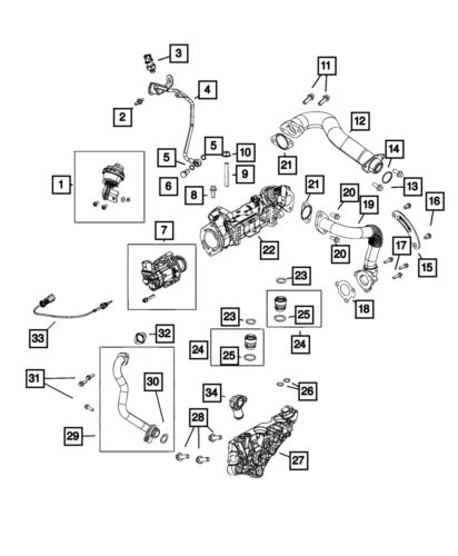 Genuine mopar seal 68490086aa