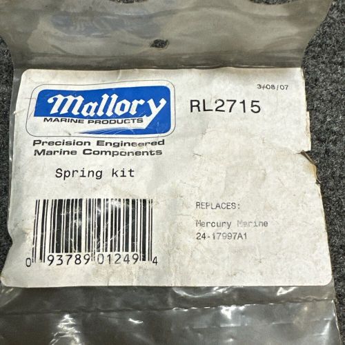 Rl2715 24-17997a1 18-2715 mercruiser alpha bravo stern drive spring kit rubber