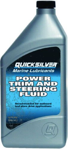 Mercury quicksilver 858075q01 oem power trim and steering fluid 32oz