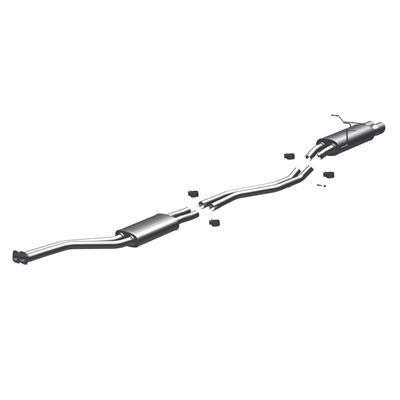 Magnaflow cat-back system stainless steel natural polished tip bmw 2.5 3.0l kit