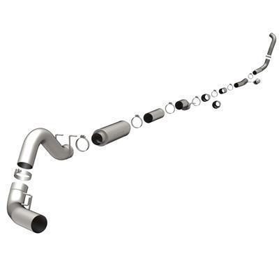 Magnaflow exhaust system turbo-back steel aluminized ford 6.0l diesel kit