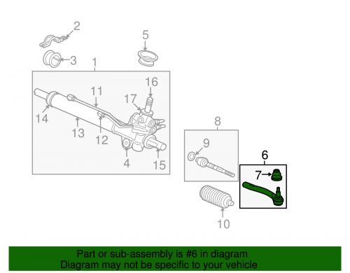 Genuine honda outer tie rod 53560-stx-a02