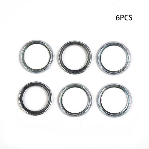 6pcs oil drain plug crush washer gasket set 16mm 803916010 for crossre 2011-18