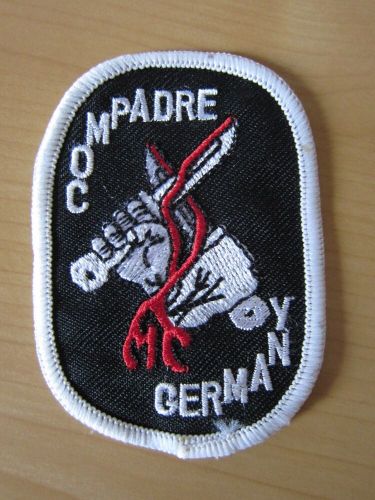 Mc patch compadre mc germany rocker cut motorcycle club patches cut vest-