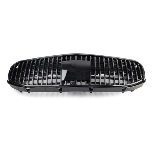 Maybach style front bumper hood grille fit benz gls class x167 2020-2024 black