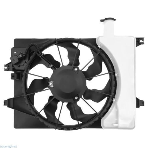 Radiator cooling fan assy for 2015-2018 kia forte &amp; 2014-2017 hyundai elantra