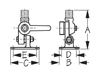 Sea dog 329130-1 antenna mount