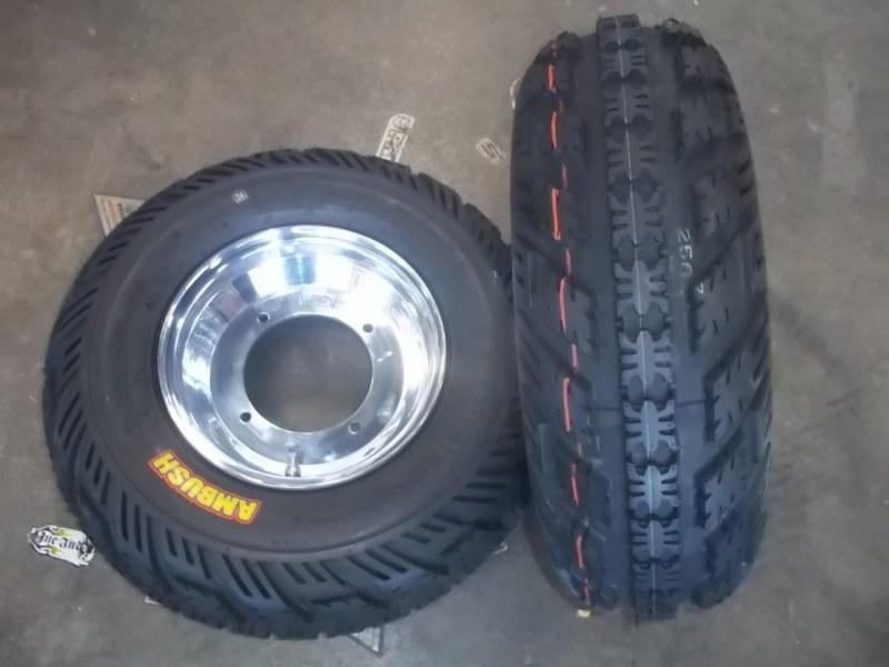 Cst ambush atv tires and wheels  21x7-10  4/144 honda trx450r trx 450r