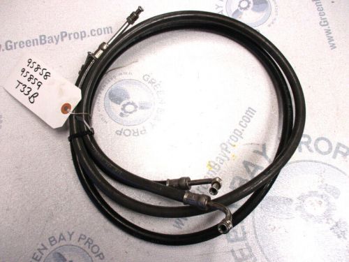 95858 95859 gray &amp; black hydraulic hose mercruiser alpha one/bravo