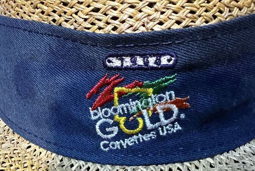 Corvette bloomington gold ncrs straw safari golf panama wicker sun hat wide brim