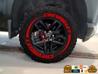 Tire lettering for chevrolet decal tyre lettering fits s.u.v.s -2.00&#034; stickers