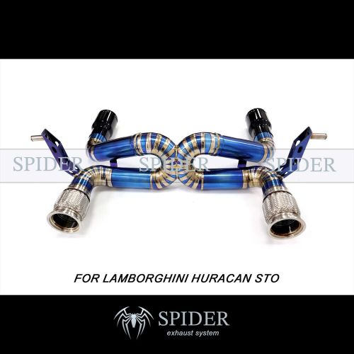 Spider titanium alloy exhaust catback system for lamborghini evo/sto 5.2l v10