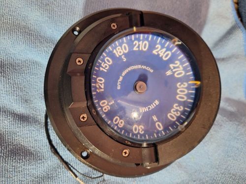 Ritchie compass ss-1000 powerdamp plus blue field, lighted, flush mount