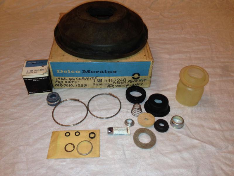 Nos repair kit for vacuum cylinder brake boosters (for 1965-1966 chevy corvette)