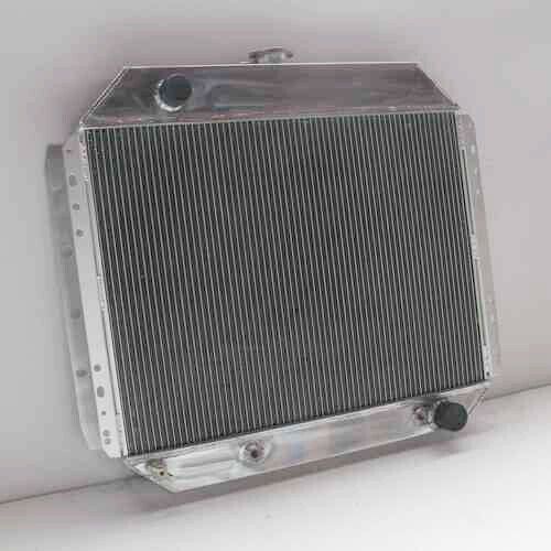 Fit 66-79 ford truck chevy engine aluminum radiator 3rows 62mm at 833b