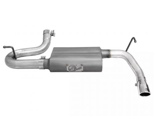 Afe scorpion axle-back exhaust for 2007-2017 jeep wrangler jk 2/4 door only