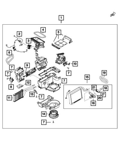 Genuine mopar a/c line seal 68335384aa