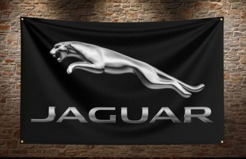 Jaguar workshop/mancave advertising fan flag/banner