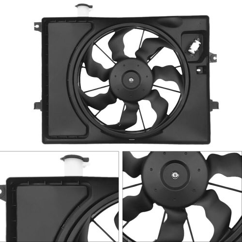 Radiator cooling fan assembly fit kia forte 2015-2018/hyundai elantra 2014-2017