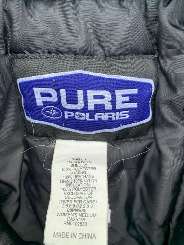 Blue polaris women’s sz m snowmobiling jacket