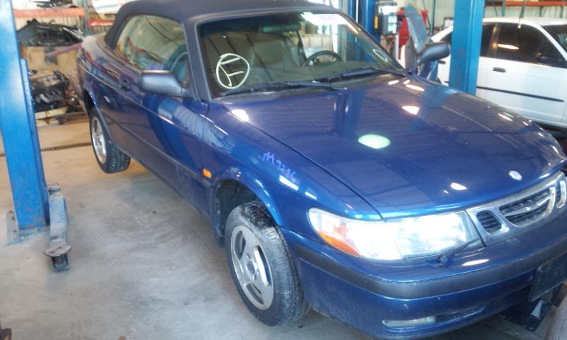 99 00 01 02 03 saab 9-3 loaded beam axle conv htbk