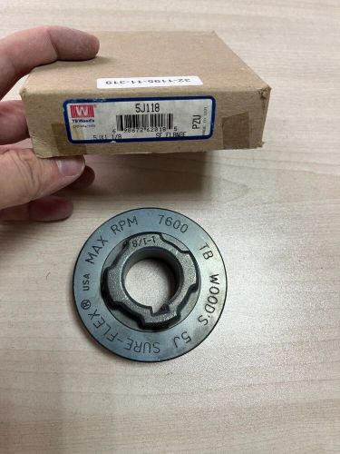 Tb woods 5jx1  1/8  5j118 sf flange rpm 7600