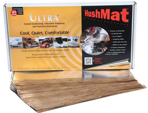 Hushmat 10501 ultra bulk sheet kit 12 in. x 23 in. sheets (58 sq.ft total) silve