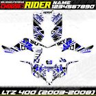 Ltz 400 suzuki wrap graphics stickers kit decals quad 2003 to 2008 kfx 400