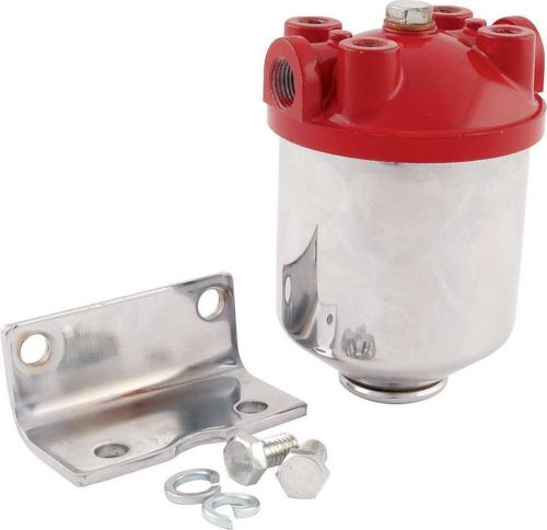 Allstar all40250 fuel filter - hi-flow - canister - 10 micron - paper element -