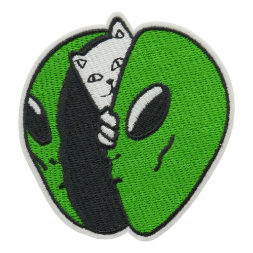 Cat alien humor patch ironing patch space cosmic space patch-