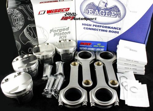 Wiseco pistons &amp; eagle rod combo for subaru wrx sti ej25 100mm bore