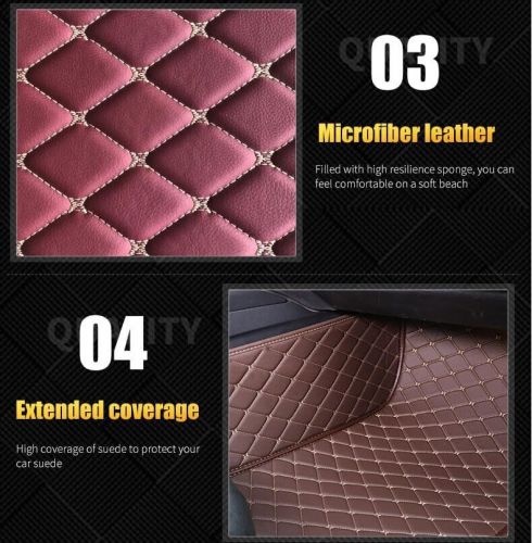 For ford f150 car floor mats all weather luxury leather liners anti-slip carpets