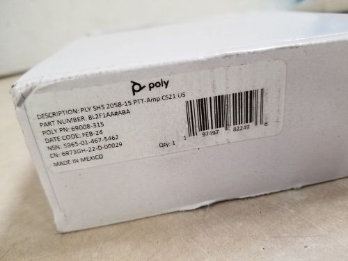 Poly 5965-01-467-5462 electrical headset 69008-315