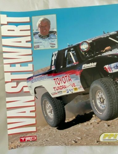 Ivan stewart &amp; larry roeseler poster 12&#034; x 18&#034;  -  toyota motorsports - trd