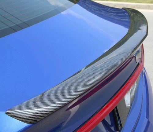 Fit for cadillac ct5 spoiler wing flap carbon fiber 2020-2024 rear trunk 1pcs