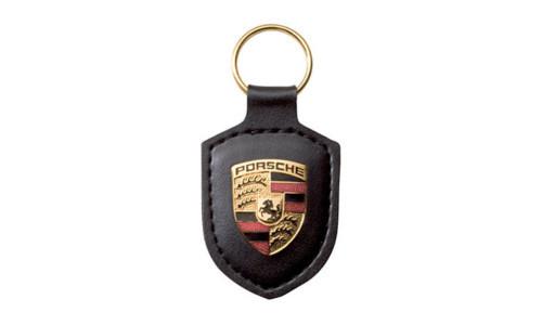 Porsche crest keychain - black